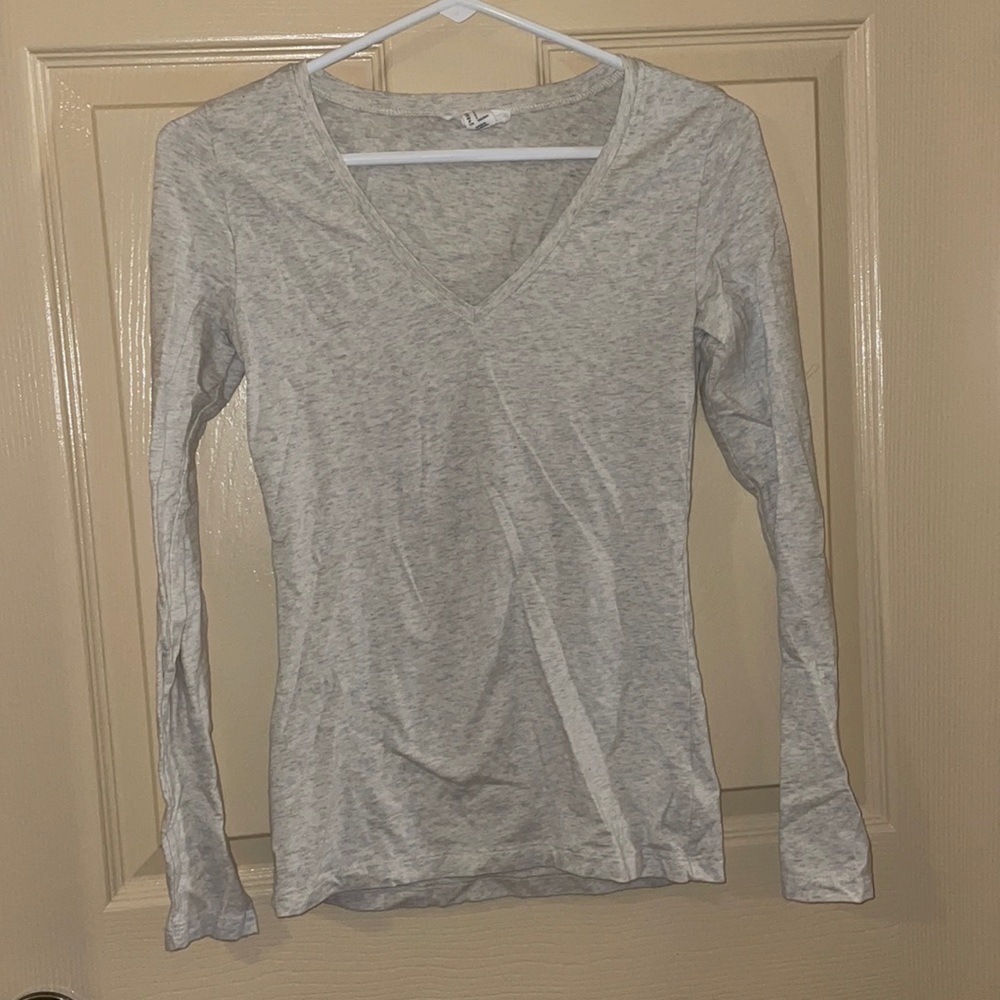 Cream Long-Sleeve Tee